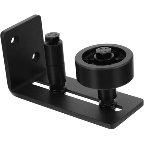 1 butée de porte coulissante au sol pour porte de grange, style américain, robuste et facile à installer (1/4)
