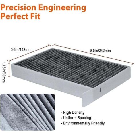 Filtre Habitacle Actif pour Tesla Model 3 et Model Y – Lot de 2 Filtres ...