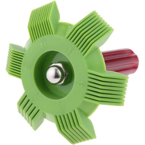Redresseur d'ailettes pour voiture, réfrigération, climatisation, condenseur, radiateur, plastique, nettoyant pour le nettoyage de l'évaporateur (1/4)