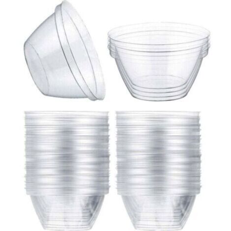 Lot de 50 cloches de protection réutilisables en verre pour plantes, protection en gel, protection contre le gel, prolonge la saison de croissance, protection contre le gel au jardin