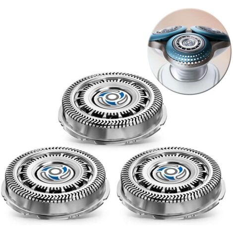 Tête de lame SH70 pour rasoirs Philips S7000 S7310 S7370 S7370 S9000 (3 pièces) (1/4)