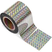 Bande Repulsif 4.8cm x 80m Anti Pigeon Effaroucheur d'oiseaux Double Face Anti Oiseaux Bande Anti-Oiseaux Holographique Brillant pour Effrayer Les Oiseaux Effaroucheur d' Oiseaux
