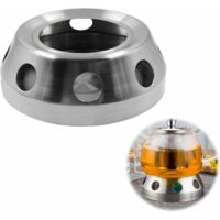 Chauffe-théière en acier, chauffe-vaisselle, chauffe-thé, garde au chaud pour les théières et cafetières, chauffe-piédestal, poêle à thé confortable