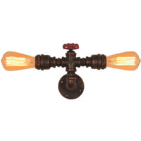 Rétro Vintage Narguilé Lumière Rétro Nostalgie Industrielle Applique Décor Applique Murale sans ampoules