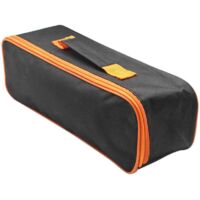 Borsa portautensili, borsa Oxford impermeabile, organizer e contenitore multiuso per utensili, piccole borse portautensili in metallo (grande borsa portautensili portatile con cerniera)