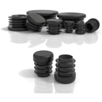 Tappi lamellari rotondi da 16 mm per tubi rotondi, tappi terminali rotondi in PE, per tubi metallici, sedie, divani, tavoli e scaffali, 20 pezzi