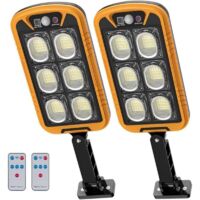 Luce solare per esterni, stile moderno IP66 senza fili, luce solare per esterni con sensore di movimento, faretto LED per esterni da 150 W con 3 modalità di illuminazione, luce 7000 K per giardino/gar