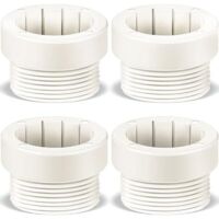 Adaptateur stabilisateur de parasol de piscine fileté de 1,75 pouce pour terrasses extérieures.