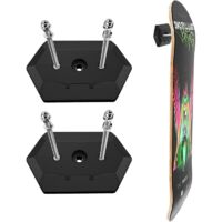 Support Mural Skateboard en Plastique pour Rangement et Affichage Mural