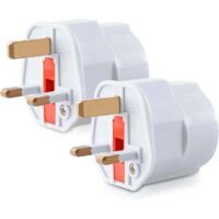 Adaptateur Prise UK Type G Compact Voyage France Vers Royaume Uni Compatible Multi Pays