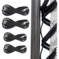 Elastisches Spannband für Liegestühle, universell, 4 Stück (2 x 2,2 m + 2 x 1,4 m), für Zero Gravity Relax Chair, elastischer Sessel, elastische Chaiselongue, lang ersetzt oben, kurz ersetzt unten (sc