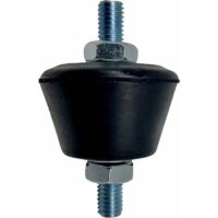 Konischer Silentblock für Klimaanlage M8 Antivibrationsfuß mit Muttern und Unterlegscheiben 4er Set Silentblock M8 Wandhalterung für reversible Klimaanlage Wandhalterung