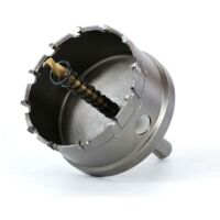 Sega a tazza bimetallica, 42 mm, acciaio inossidabile di grado industriale, TCT, carburo, sega a tazza in lega di acciaio rapido per metallo, lega di alluminio, plastica, legno