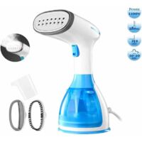 Dampfglätter, 1500 W, 280 ml, tragbares vertikales Bügeleisen, schnell aufheizend, Handdampfglätter, Reisedampfglätter für Stoffe und Textilien