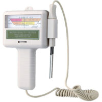 Wasserqualitätstester, tragbarer digitaler Monitor, PH-Wassertester, Chloranalyse, Schwimmbad-Testkit (weiß)