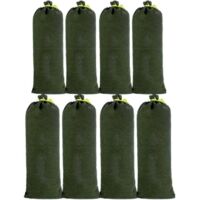 8-teiliger Canvas-Sandsack, Hochwasserschutz-Sandsack gegen Überschwemmungen, verbesserte Modelle, verblassen nicht, zur Entwässerung für Garage, Geschäft, Schule, Bahnhof, Gebäude, Fabrik, Lager, 307