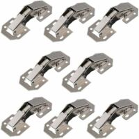 bisagras para puertas de armario, bisagras para puertas de cocina, bisagras de 90° para muebles, bisagras invisibles, tornillos compatibles, aptas para puertas de armarios y puertas de oficina.