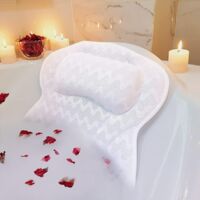Coussin De Bain En PU Forme Cœur – Avec Ventouses, Appuie-tête Ergonomique Pour Confort Et Détente - 12