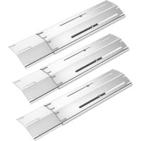 Plaque Chauffante Universelle pour Grill 29,7–53,3 cm en Acier Inoxydable 430 Réglable
