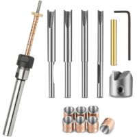 Kit de fabrication de stylos en bois – tige, porte-stylo, coupe et mandrin pour tour à bois