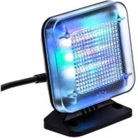 Simulateur TV LED avec 12 Lumières et 3 Programmes pour Sécurité Maison Anti-Cambriolage Ortviai