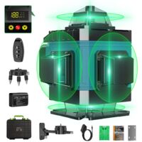 16-Linien Grünlaser mit 4x360°, Fernbedienung und IP54 Schutz