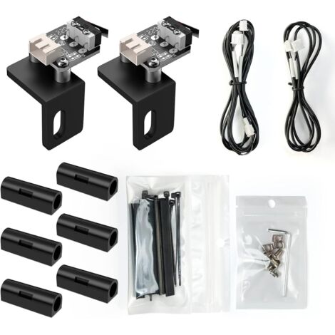 Lot de 2 interrupteurs de fin de course pour machine à graver laser SCULPFUN S9/S10, interrupteur standard, double positionnement et fonction de positionnement à domicile ouvert, accessoires (1/5)