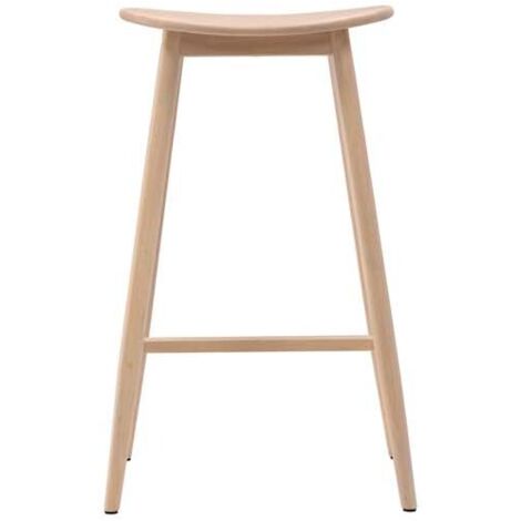 Tabouret de bar en hévéa Orust (1/5)