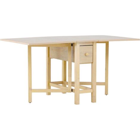 Table de repas rabatable 150 x 80 cm Edward (1/4)