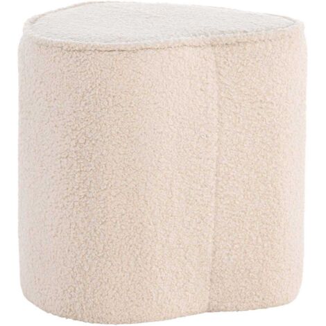 Pouf enfant en teddy Heart (1/4)