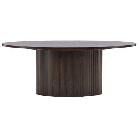 Table basse en MDF Bianca Ovale (1/5)