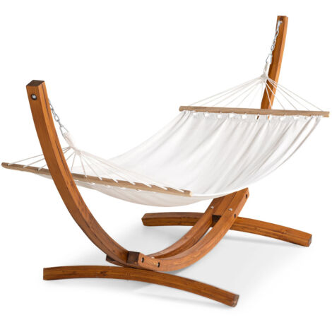 Hedvig Hamac sur support, beige, marron.
