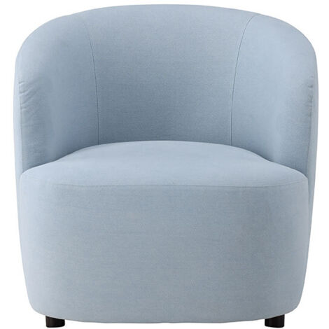 Fauteuil en tissus bleu Bobbo (1/5)