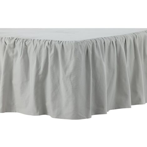 Jupe de lit Pixy 200x180 cm Coton Gris clair Venture Home (1/2)