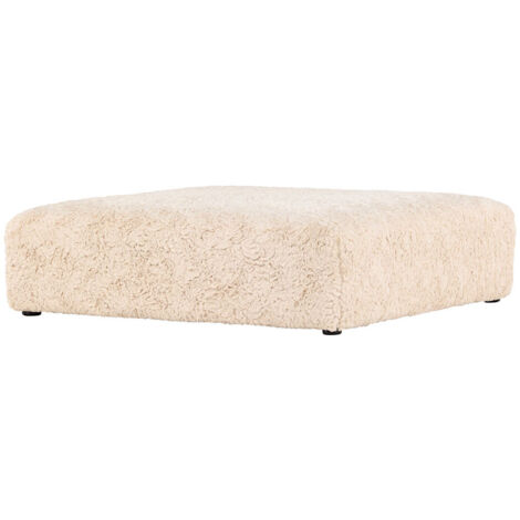 Pouf en tissu doux Frankie 100 x 100 x 30 cm (1/5)