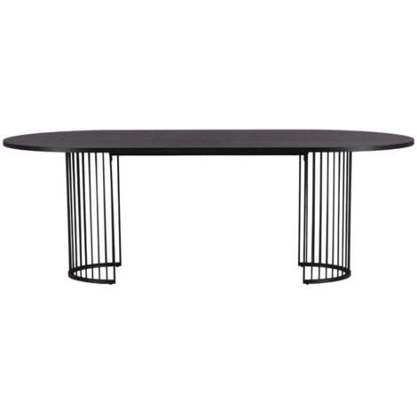 Hamneskär table de salle à manger 110x220cm noir. (1/5)