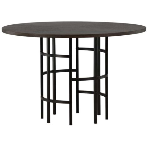 Copenhagen table de salle à manger Ø115cm mocca. (1/5)