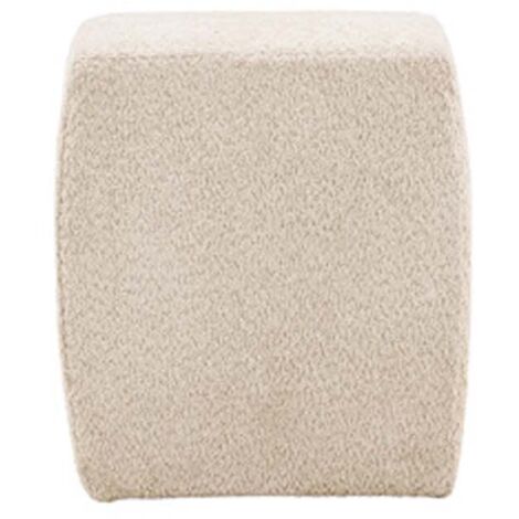 Pouf cube en polyester bouclette Neapel (1/5)