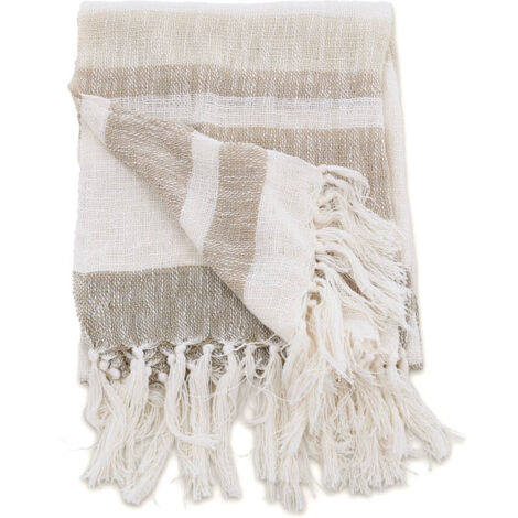 Sandy plaid 170x130cm beige. (1/4)