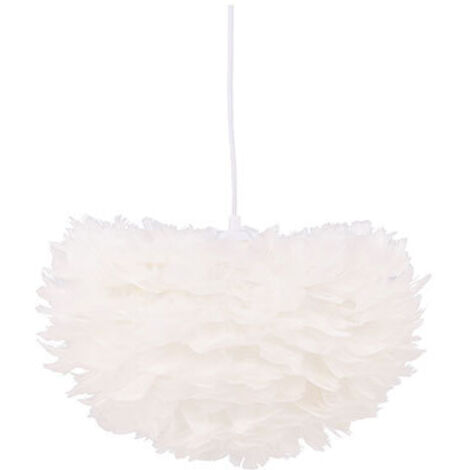 Nicola éclairage lampe pendentif 45x45x25cm blanc. (1/5)