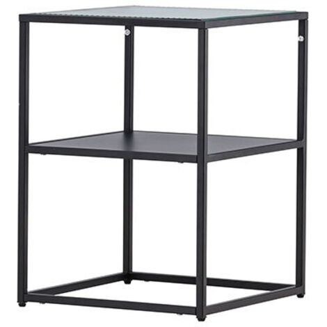 SaoPaulo table d'angle 1 étagère noir. (1/5)