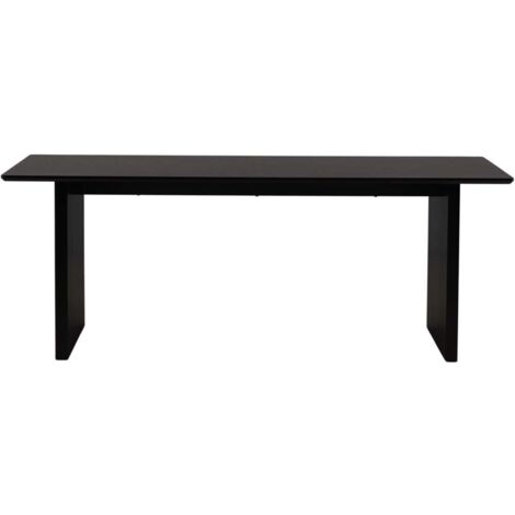 Vail table de salle à manger 100x200cm noir. (1/5)