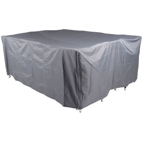 Furnco Couverture pour meubles de jardin 130 x 210 x 160 cm, gris. (1/5)