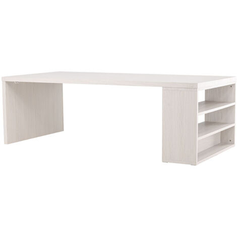 Table de repas 230 x 110 cm avec étagères Mika (1/5)