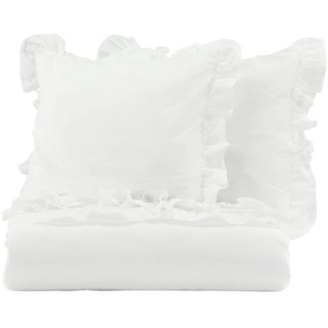 Ensemble de lit Levi 220x240 cm Coton Blanc Venture Home