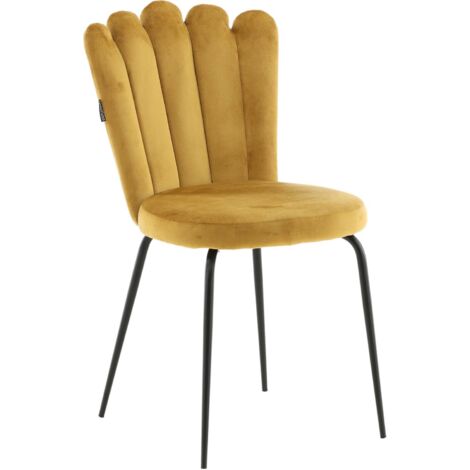 Chaise en velours et métal Limhamn (1/5)
