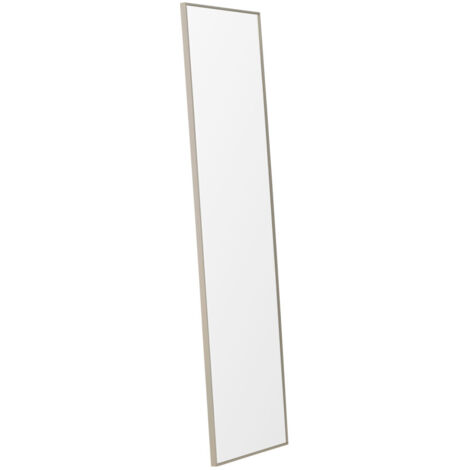 Miroir rectangulaire en aluminium 195x55cm - Beige - Orlando (1/4)
