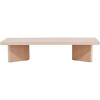 Table basse en bois 80x140cm - Bois clair - Bassholmen