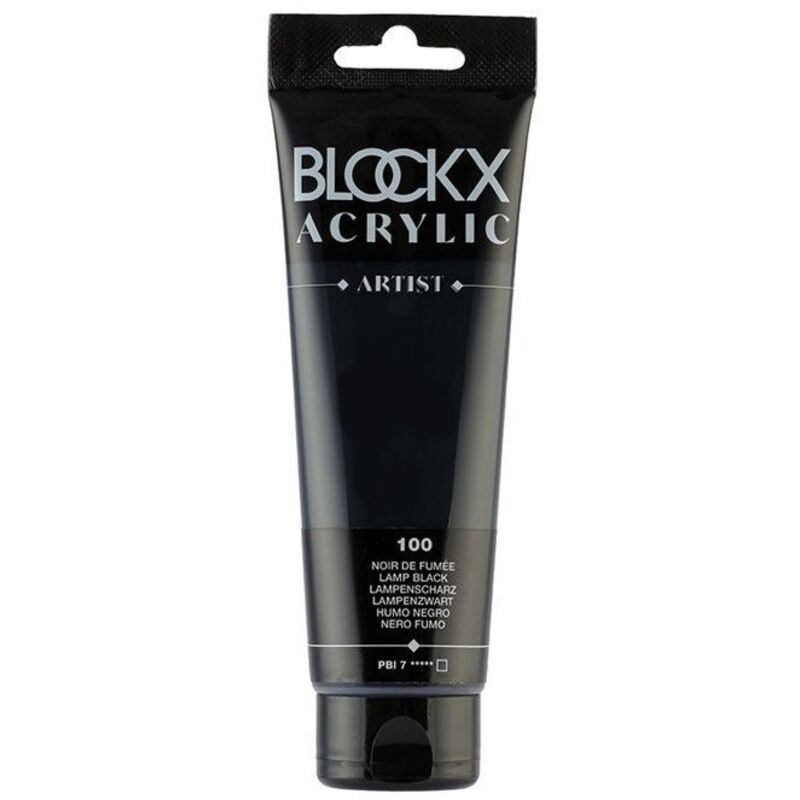 Peinture acrylique BLOCKX Noir de fumée Tube 120ml Qualité — free download