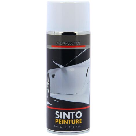 Aérosol de peinture blanc brillant 400 ml – Finition lisse et durable – Pour surfaces intérieures et extérieures – Sinto - Ideespray
